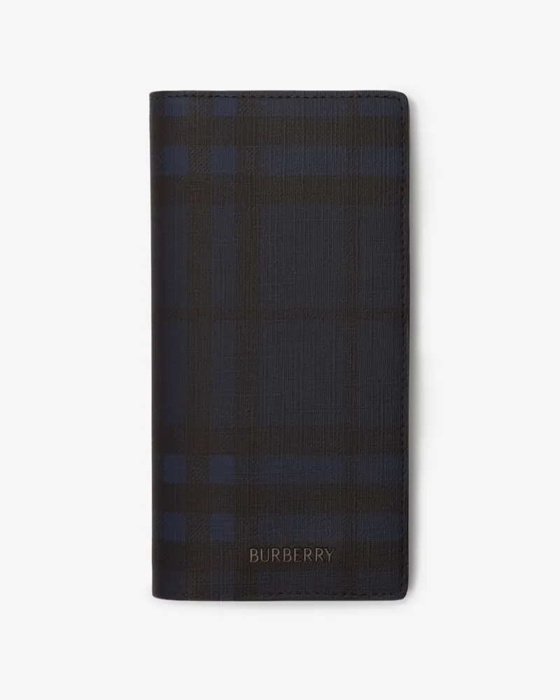 Burberry Brieftasche „City“ im Kontinentalformat in Check Navy