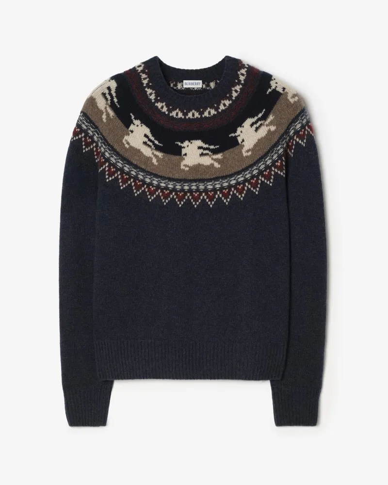 Burberry Wollpullover mit Rittermotiv , Size Horizon