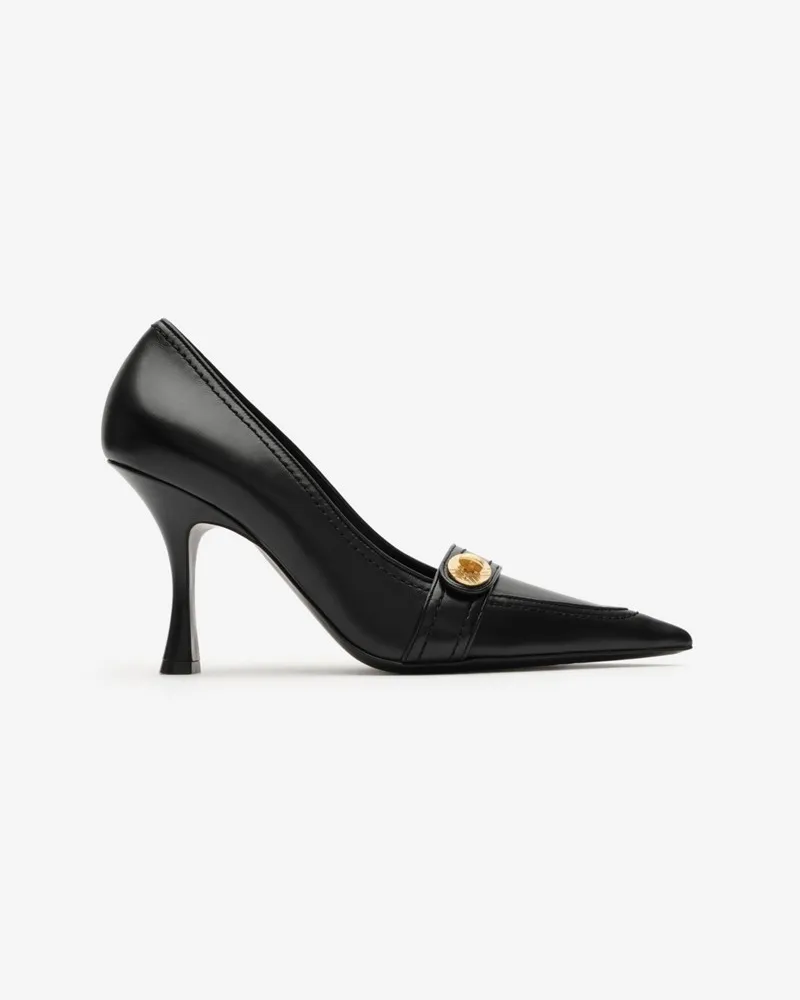 Burberry Leder-Pumps „Cotswolds“ mit hohem Absatz , Size Black