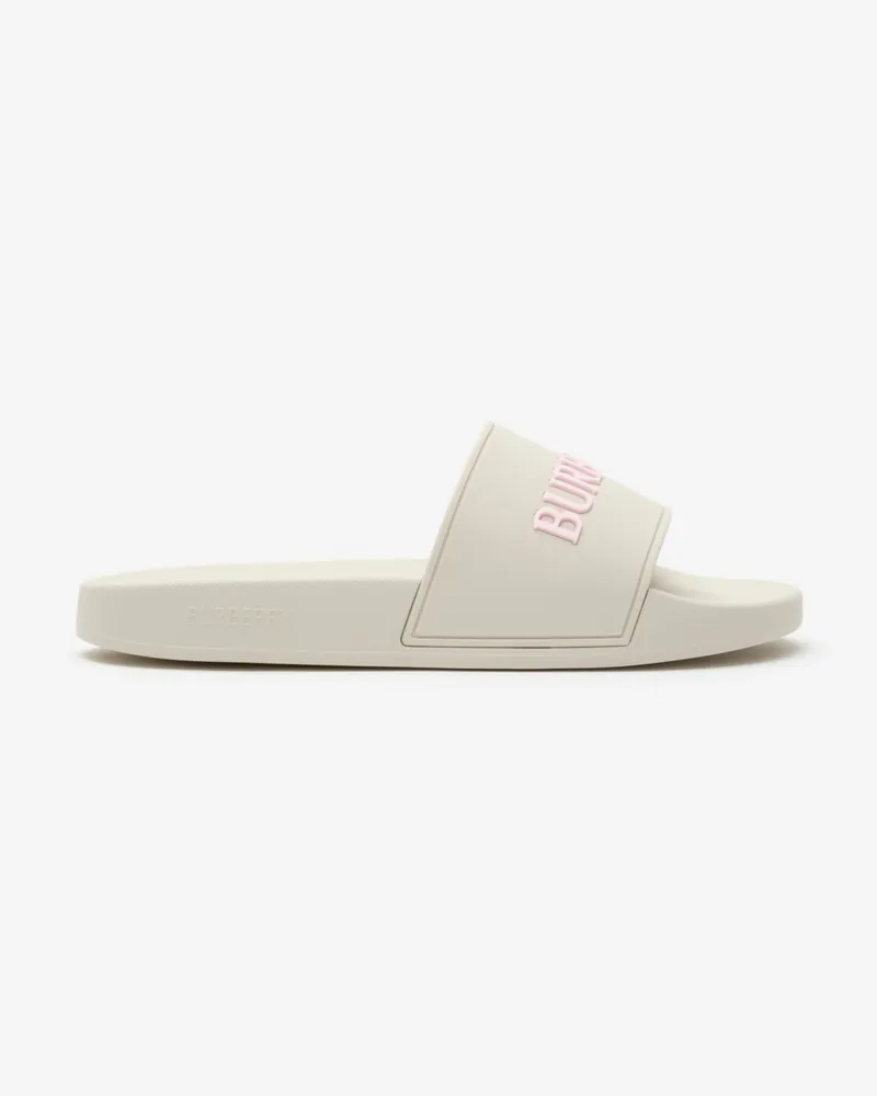 Burberry Slides mit Logo , Size Sandy