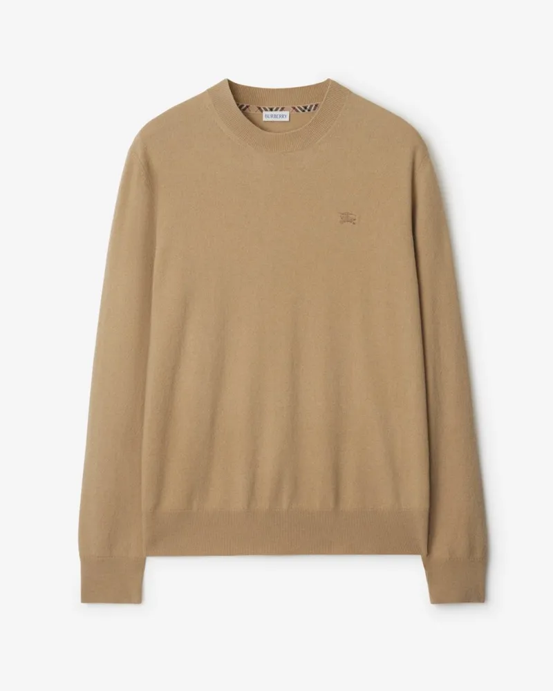 Burberry Kaschmirmisch-Pullover Beige
