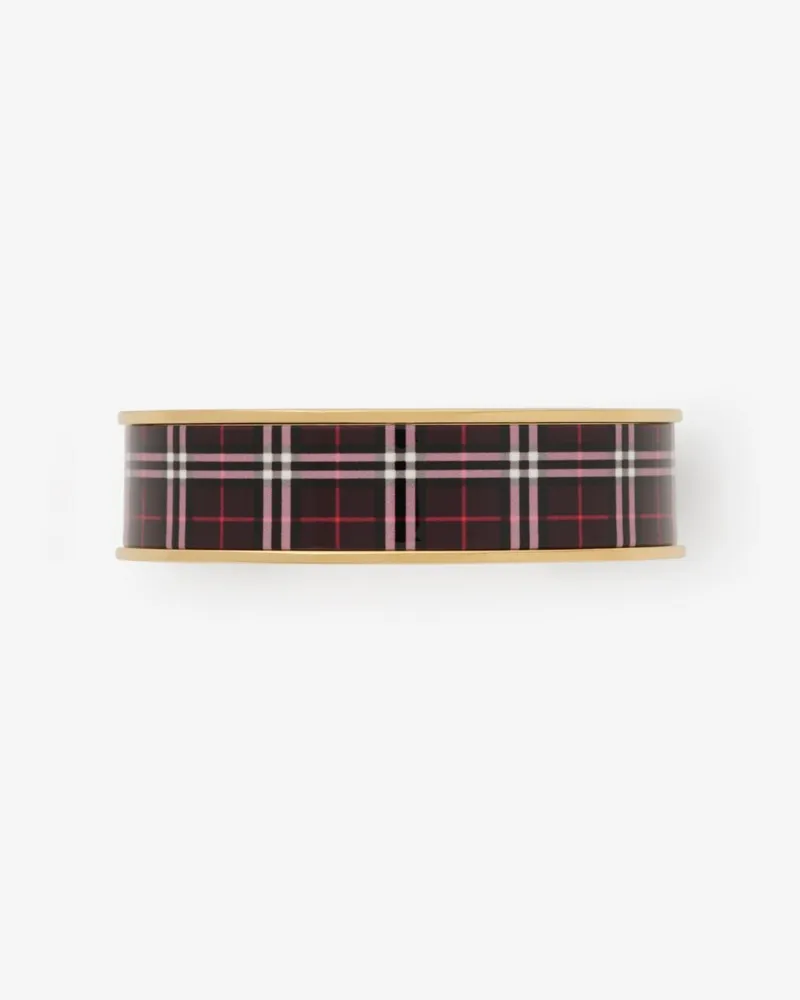Burberry Armreif mit Check , Size Gold