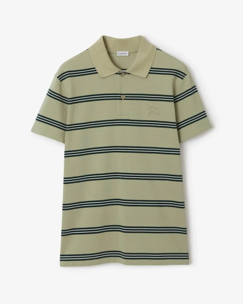 Burberry Baumwoll-Poloshirt mit Streifen Shire