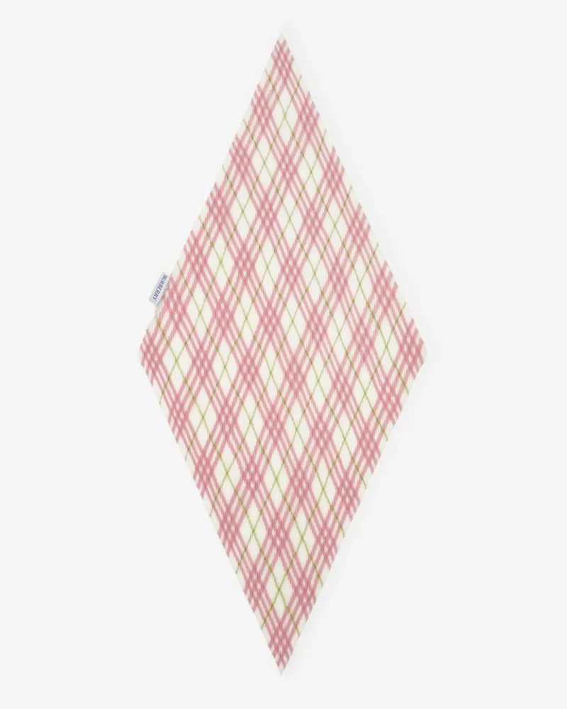 Burberry Seidenschal in Check Carnation-rosa