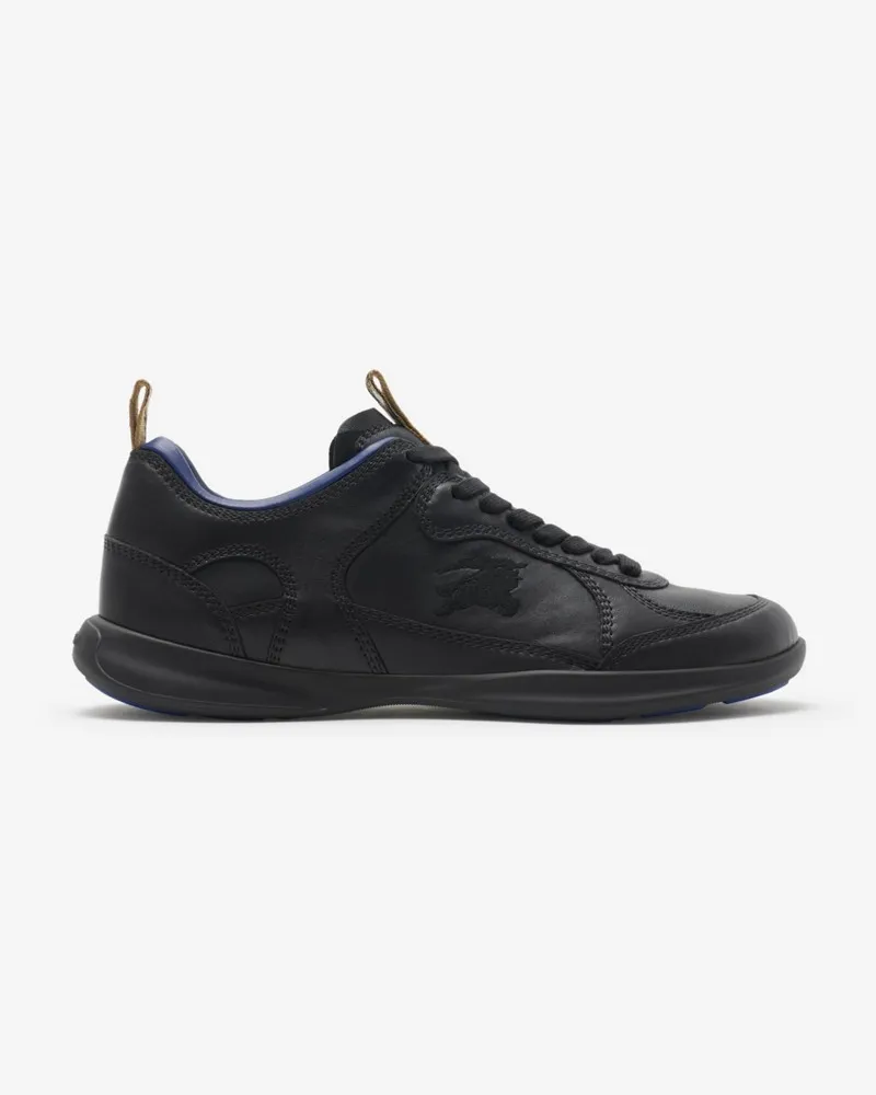 Burberry Sneaker „Matrix“ aus Leder Schwarz