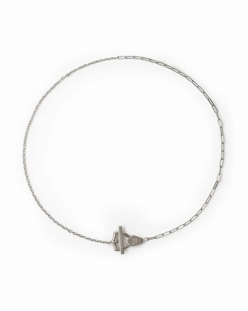 Burberry Kette „Shield“ , Size Silver