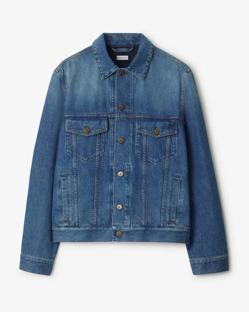 Burberry Denim-Jacke Mittelblau