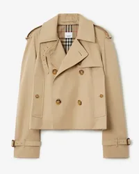 Burberry Cropped-Trenchjacke Honey