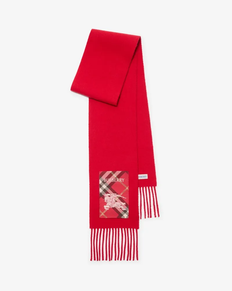 Burberry Kaschmirschal mit Check-Label Crayon