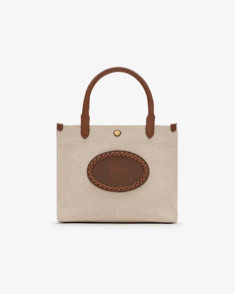 Burberry Henkeltasche „Clovelly“ im Kleinformat Naturfarben