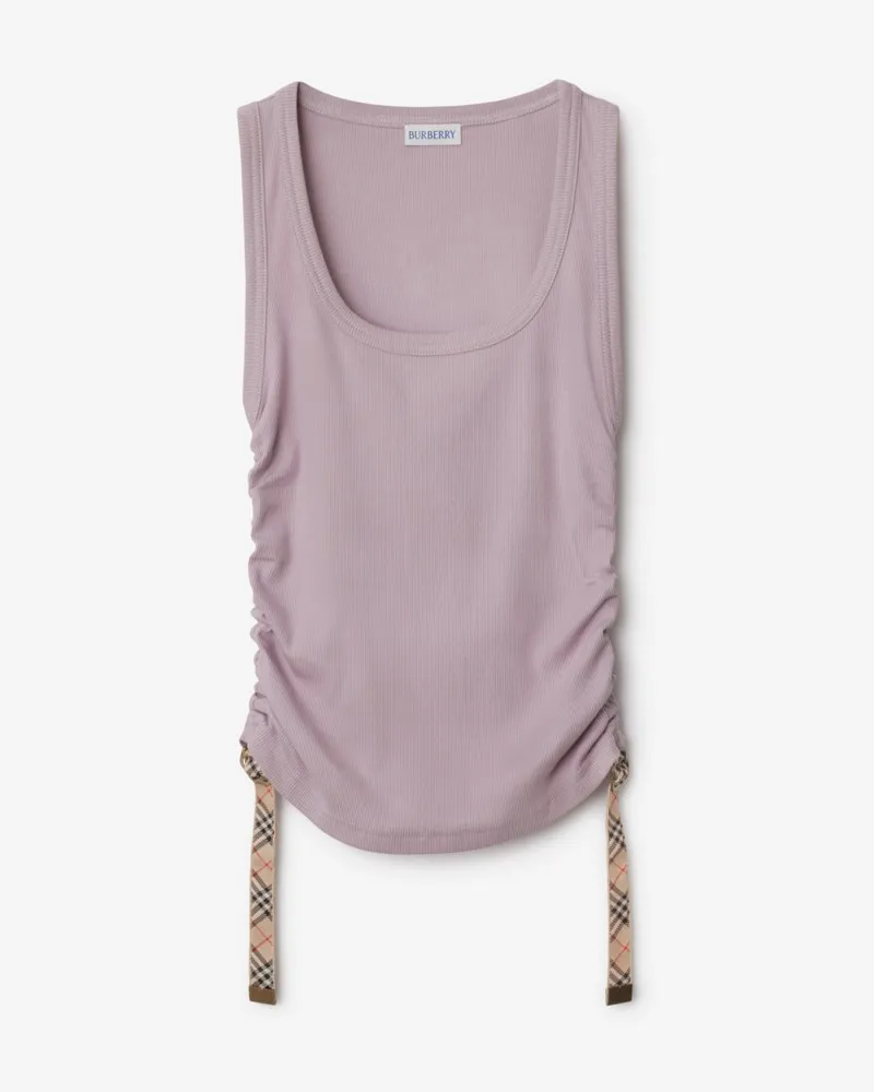 Burberry Festival-Tanktop aus einer Baumwollmischung Wisteria