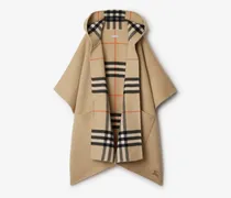 Wendbares Kaschmircape in Check