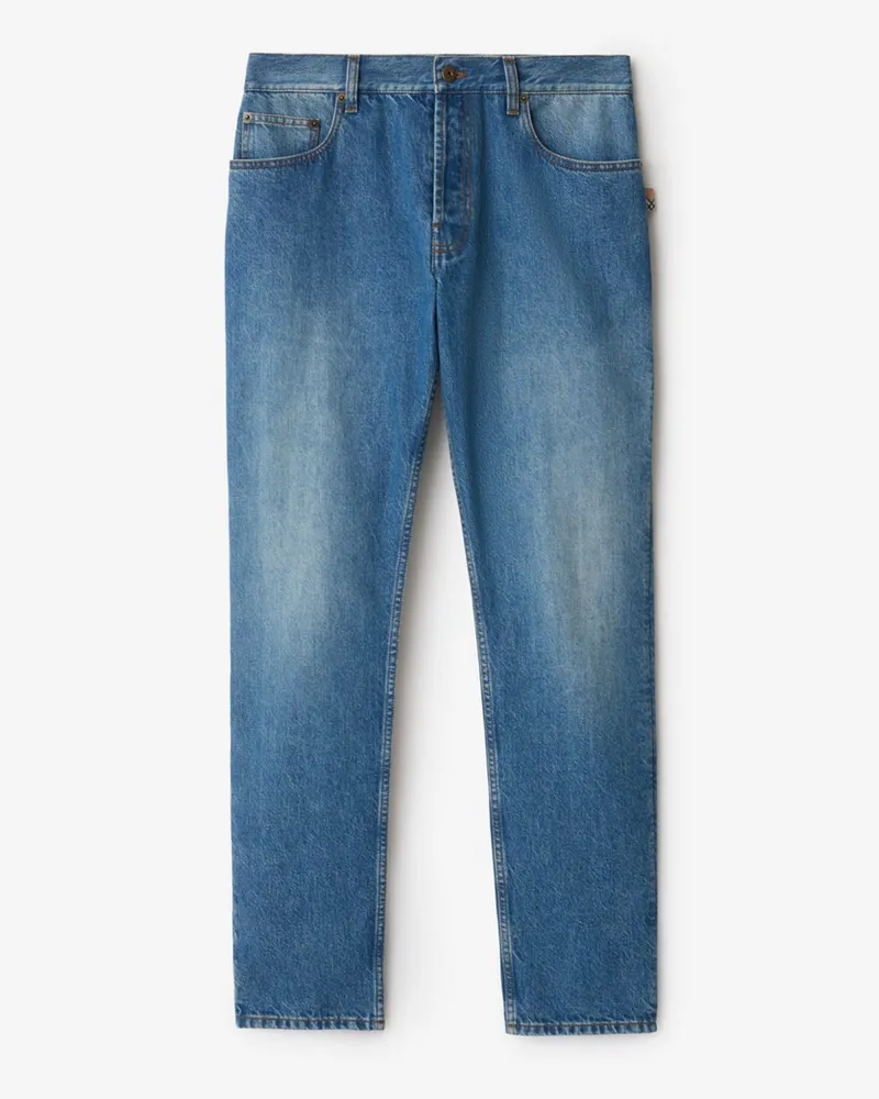 Burberry Schmale Jeans Mittelblau