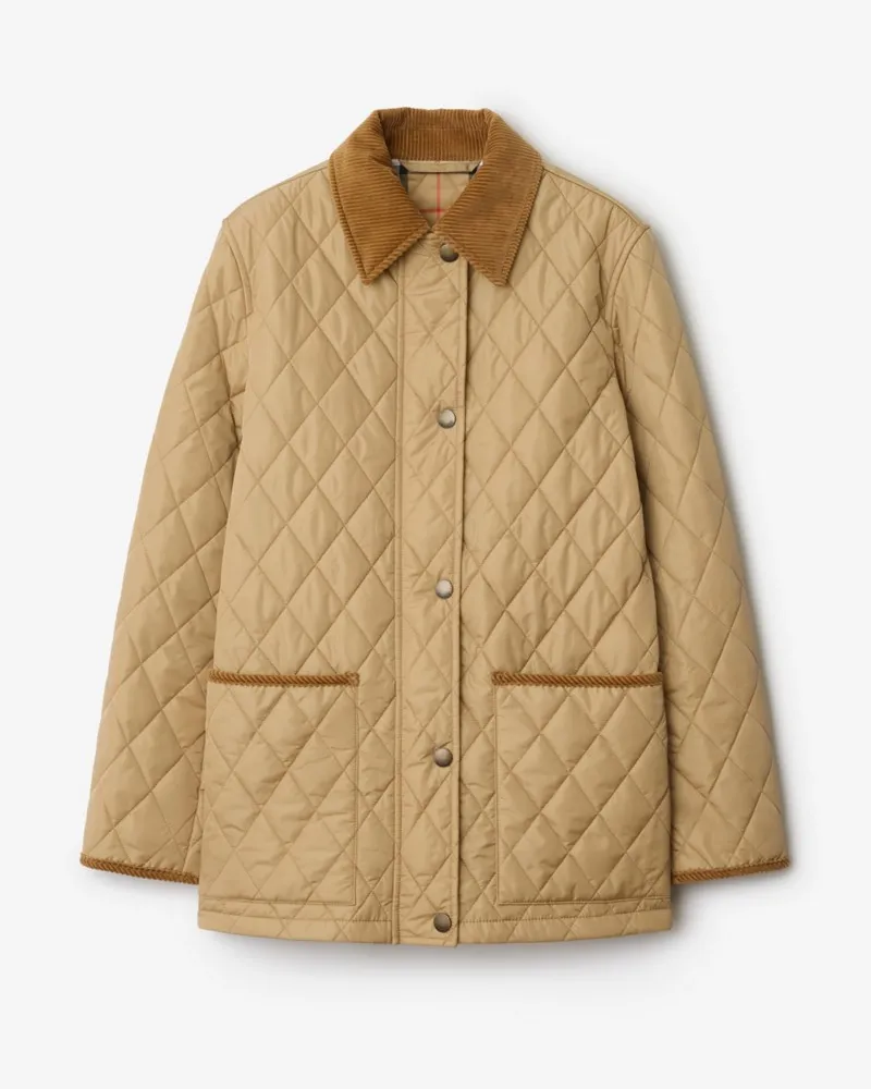 Burberry Country-Steppjacke aus Nylon , Size Beige