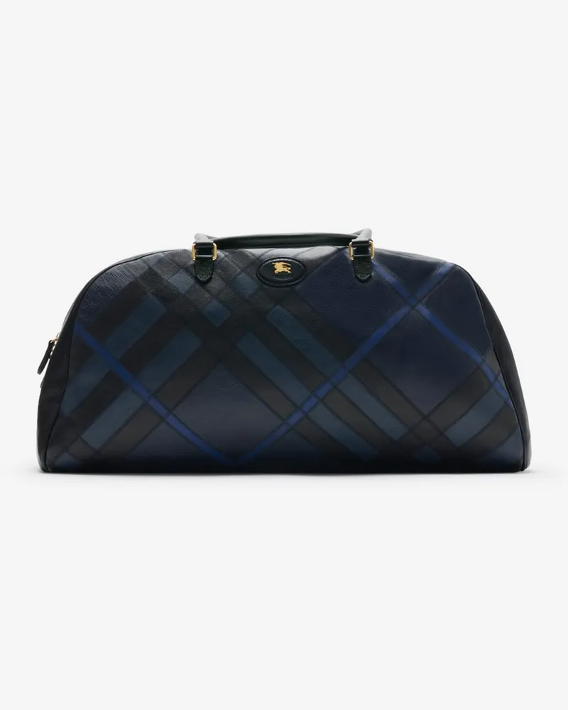 Burberry Extragroße Bowlingtasche „Highlands Storm-blau