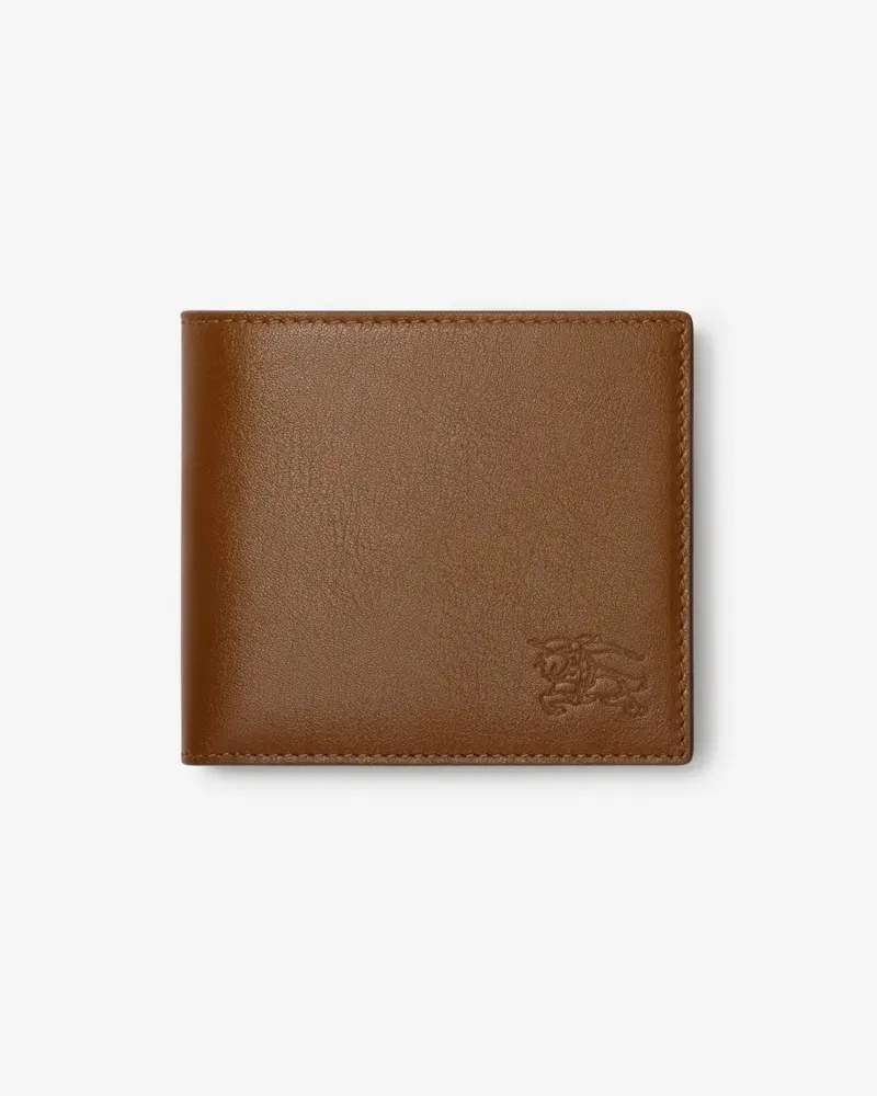 Burberry Faltbrieftasche mit Check-Akzent Finch-braun