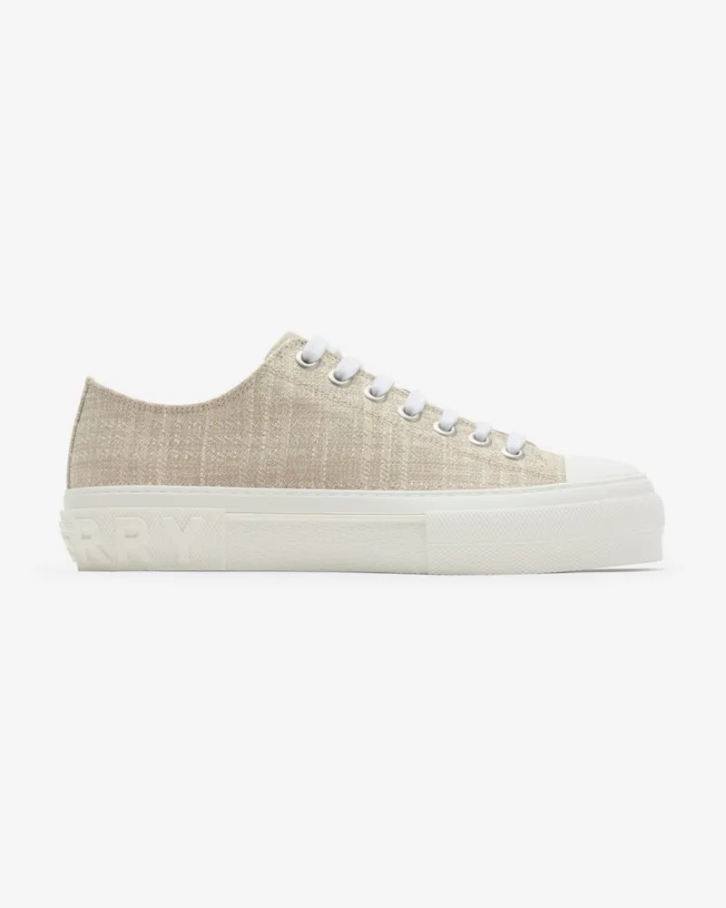 Burberry Sneaker in Check Gull