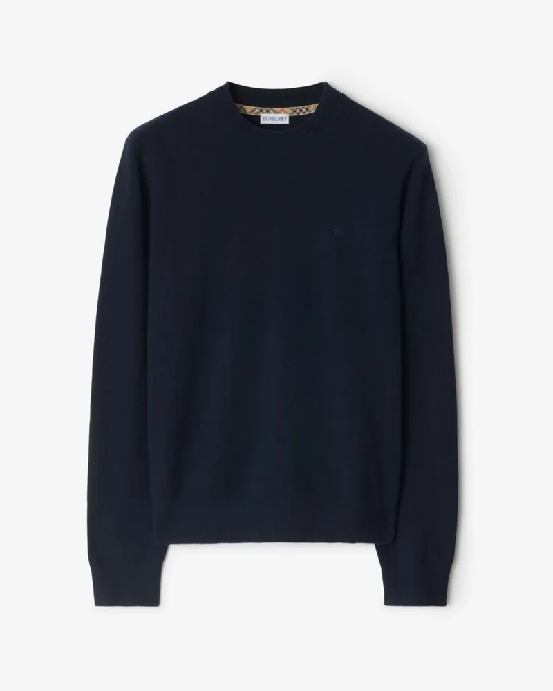 Burberry Kaschmirmisch-Pullover , Size Navy