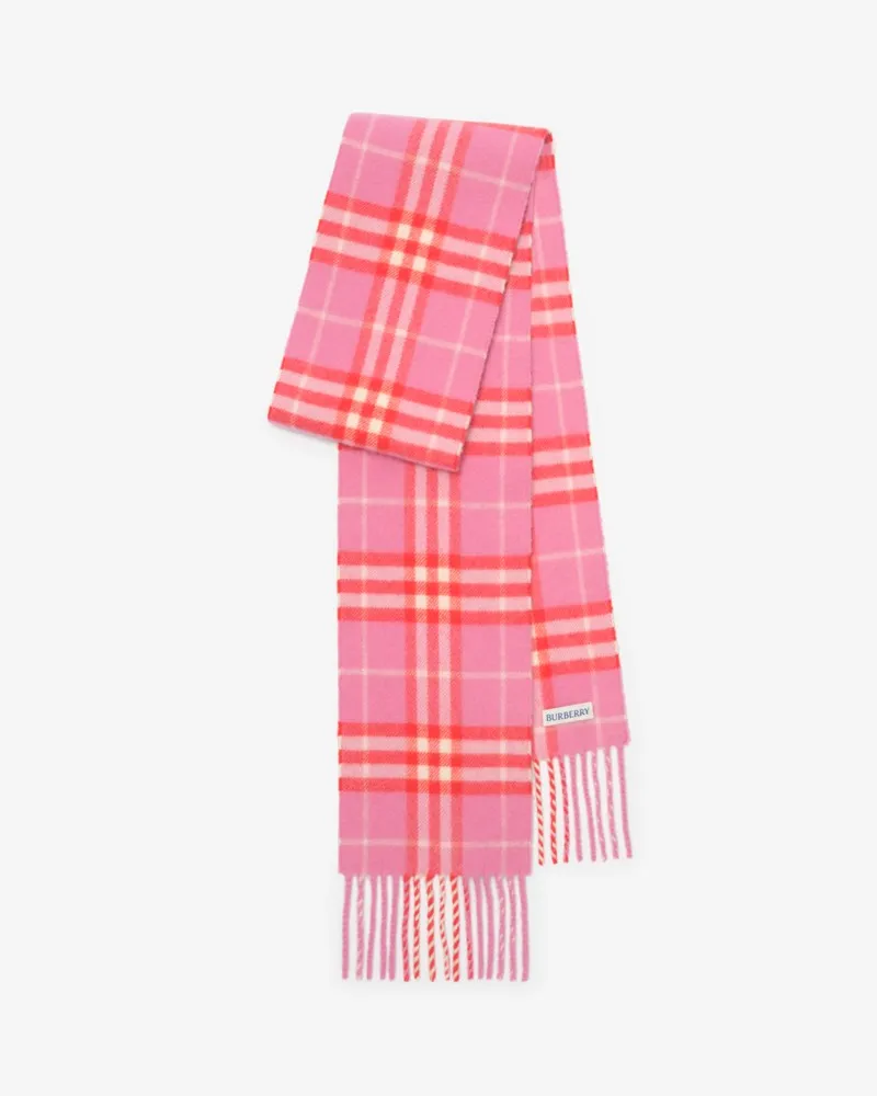 Burberry Schmalerer Kaschmirschal in Check Glaze