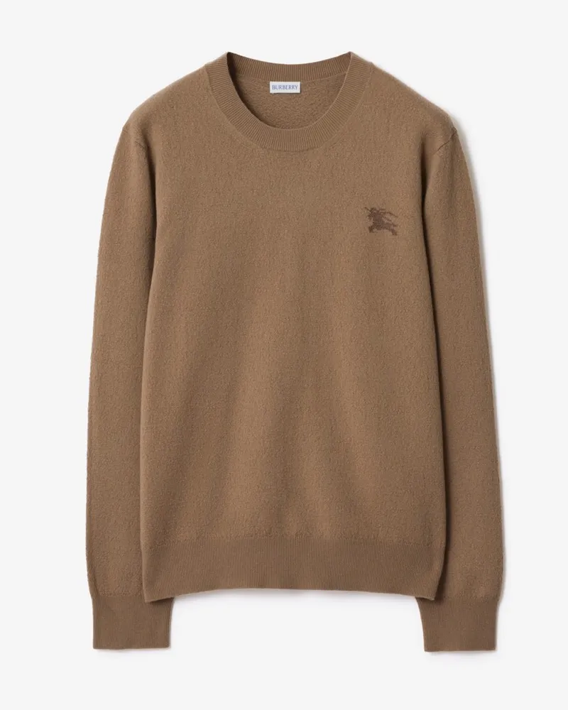 Burberry Wollpullover Camelfarben