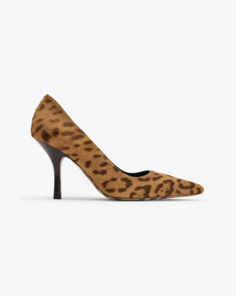 Burberry Pumps „Dame“ mit hohem Absatz und Leopardenmuster , Size Leopardenmuster