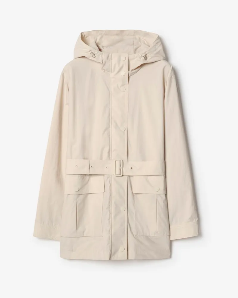 Burberry Nylon-Kapuzenjacke , Size Soap-beige