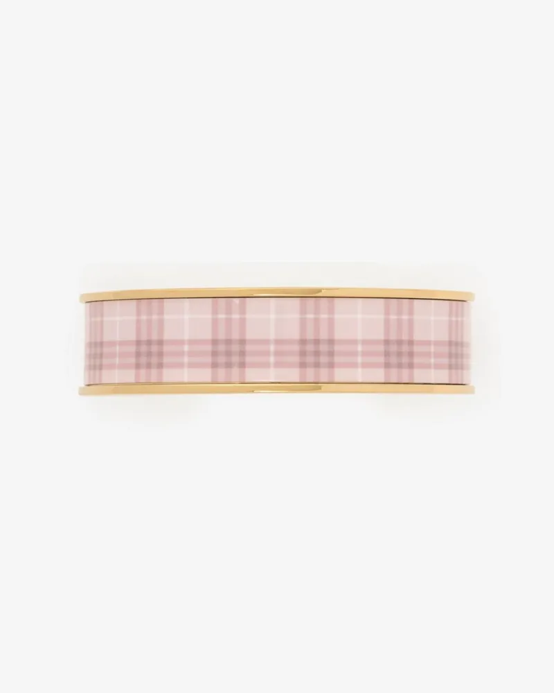 Burberry Armreif mit Check Gold