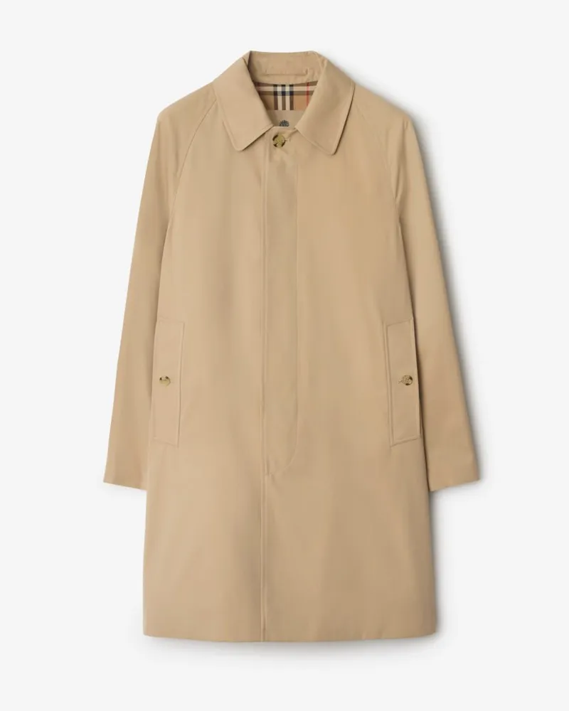 Burberry Mittellanger Heritage-Car Coat „Camden“ , Size Honey