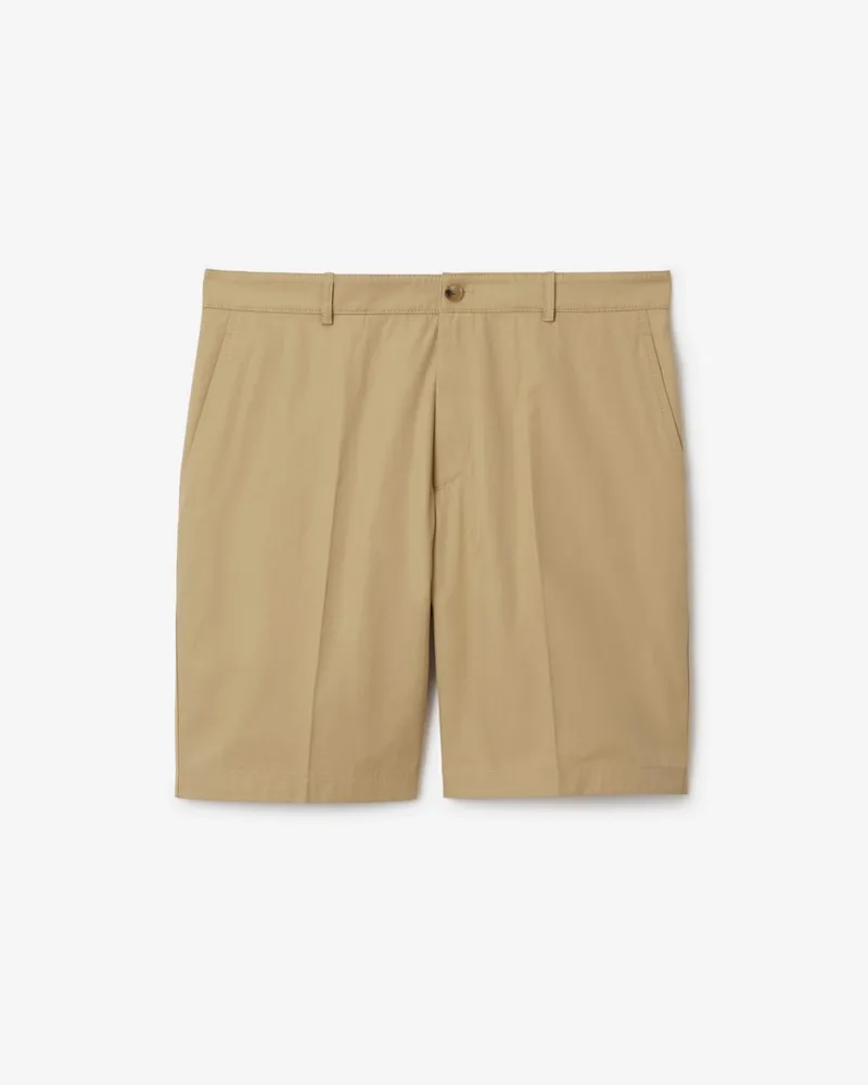 Burberry Baumwollshorts Flachsfarben
