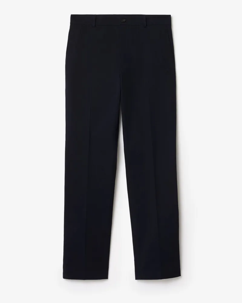 Burberry Chinohose aus Baumwolltwill Marineblau