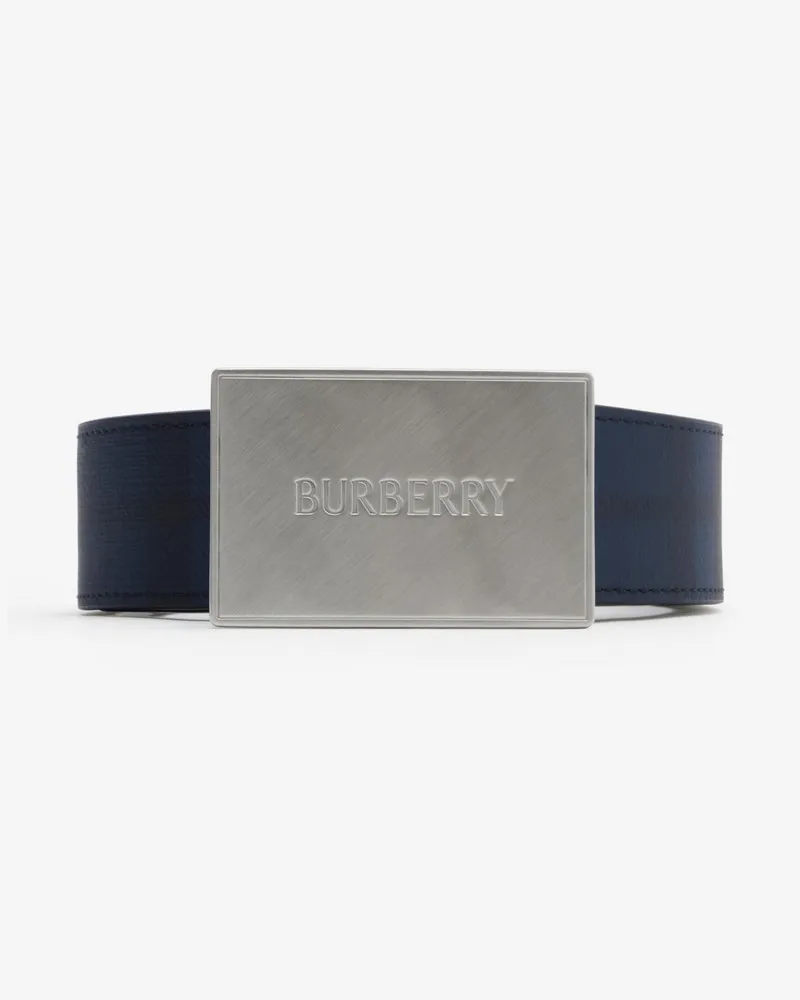 Burberry Wendbarer Ledergürtel mit Logoschnalle , Size Black