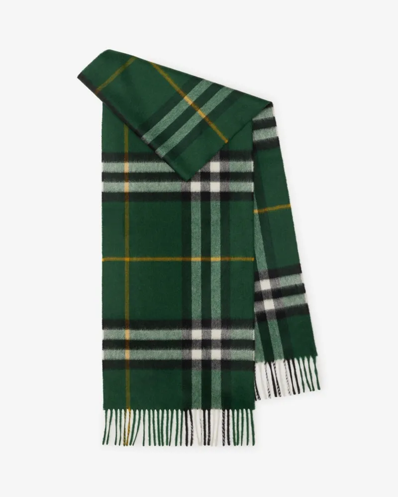 Burberry Kaschmirschal in Check Dunkles