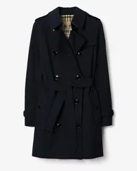 Burberry Kurzer Heritage-Trenchcoat „Kensington Kohleblau