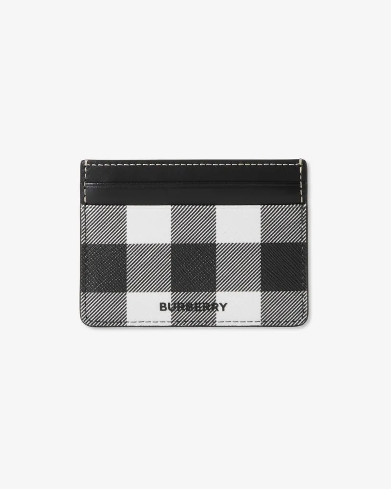 Burberry Kartenetui in Check Dunkles