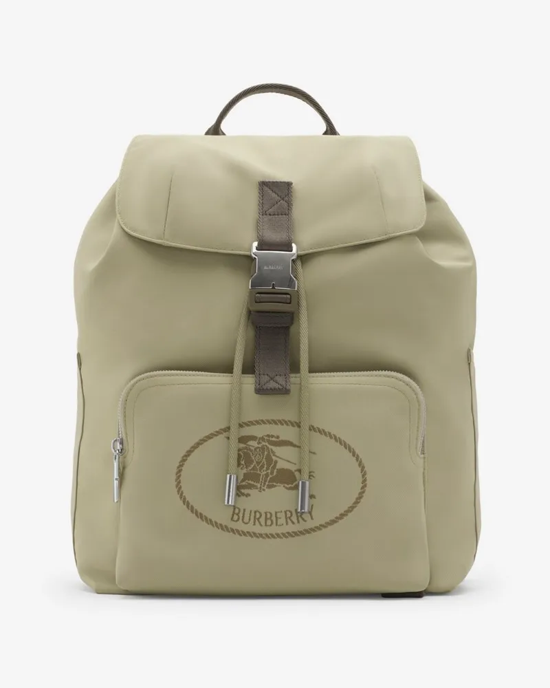 Burberry Rucksack „Orkney“ mit Überschlagverschluss Helles