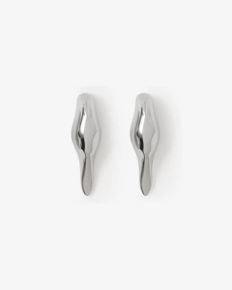 Burberry Duck Stud Earrings Silver