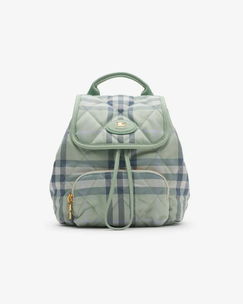 Burberry Rucksack „Horseshoe“ im Kleinformat Seafoam-grün