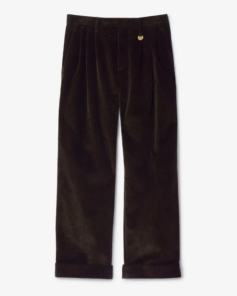 Burberry Cordhose Clove-braun