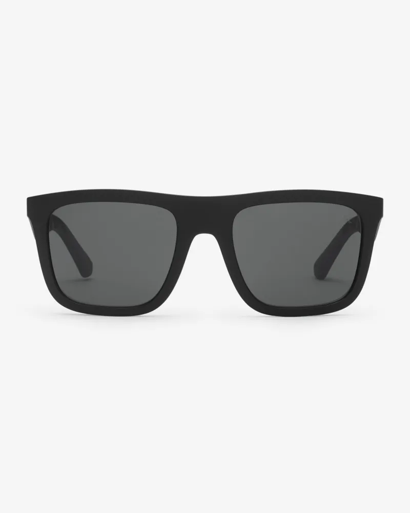 Burberry Sonnenbrille mit eckiger Fassung und geprägtem Karomuster Schwarz