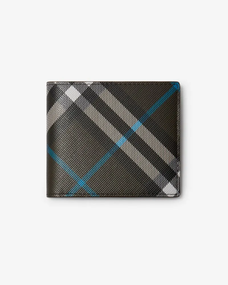 Burberry Faltbrieftasche in Check mit Münzfach Snug