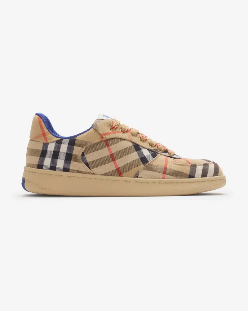 Burberry Sneaker „Terrace“ in Check , Size Sand-beige