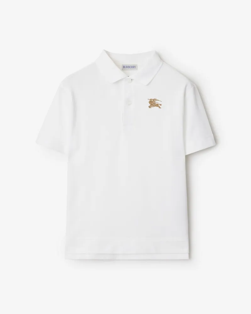 Burberry Baumwoll-Poloshirt , Size Weiß