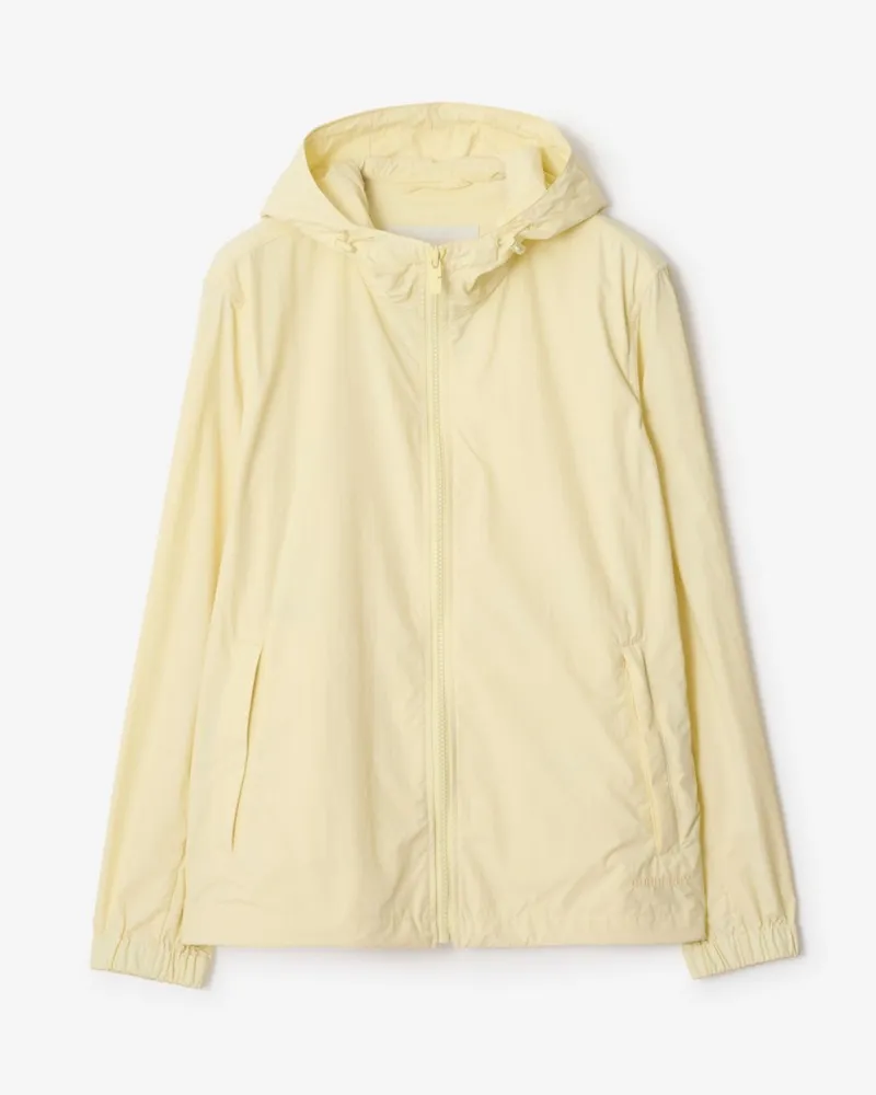 Burberry Nylon-Kapuzenjacke Sherbet-gelb