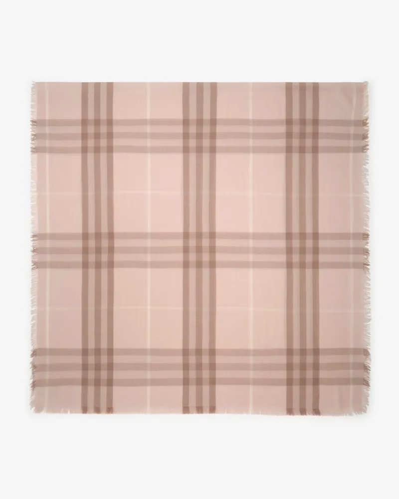 Burberry Breiterer Kaschmirschal in Check Pale