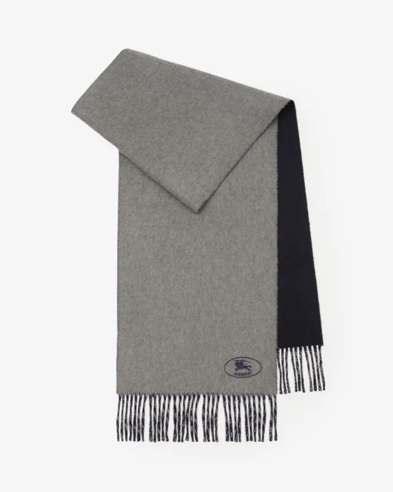 Burberry Kaschmirschal mit Knight Grau