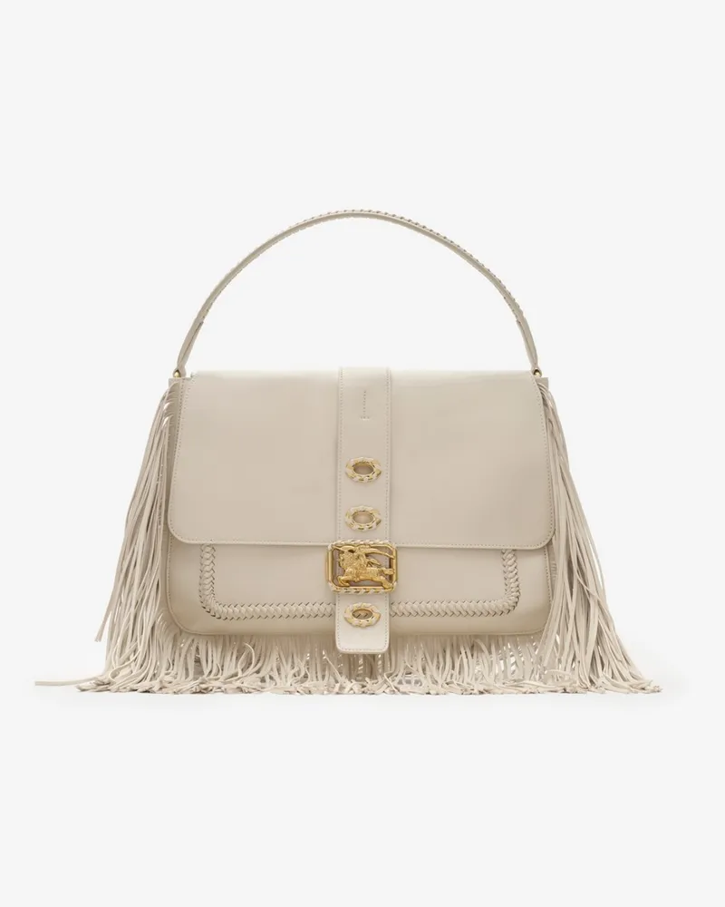 Burberry Mittelgroße Tasche „Rider Soap-beige