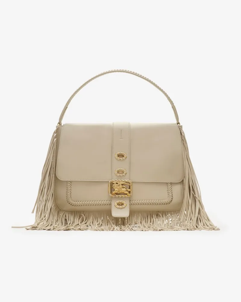 Burberry Mittelgroße Tasche „Rider Soap-beige