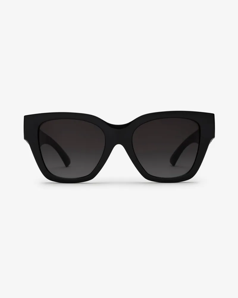 Burberry Heritage-Sonnenbrille mit eckiger Fassung Black