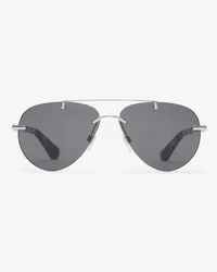 Burberry Fliegersonnenbrille „Metal Logo Silber