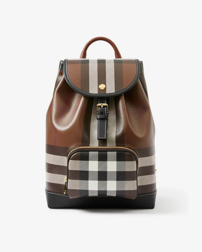 Burberry Rucksack in Check Dunkles